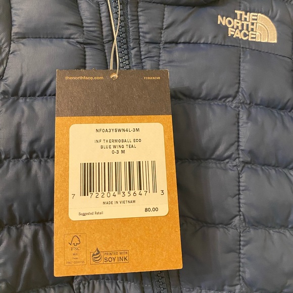 THE NORTH FACE
Thermoball Eco Hooded Jacket Blue - Picture 2 of 6